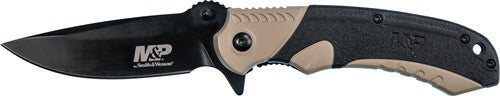 S&w Knife M&p M2.0 Ultra Glide - 2.75" Folding Blade Black-fde