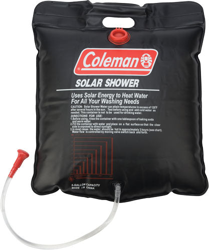 Coleman 5-gallon Solar Shower - W- On-off Shower Valve Head