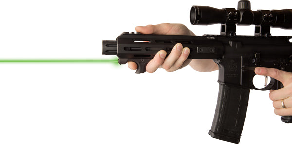 Viridian Laser Handguard Hs1 - Green W-hand Stop M-lok Black