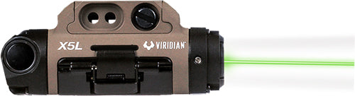Viridian Laser-light X5l Green - Gen3 Uni Rail Mount Ecr Fde