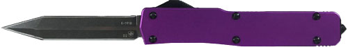 Templar Knife Slim Otf Purple - 3.1" D2 Black Dagger Aluminum
