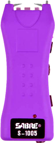 Sabre Stun Gun Flashlight Mini - W-holster 1.600uc Purple
